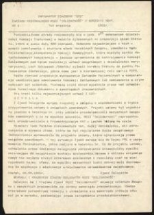 Informator zjazdowy "BIG" Zarządu Regionalnego NSZZ "Solidarność" w Gorzowie Wlkp.,1981, nr 1