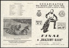 Finał o "Brązowy Kask"