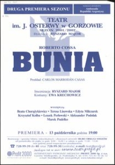 Afisz. Roberto Cossa "Bunia"