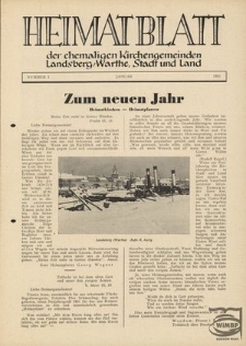Heimatblatt 1952, nr 1