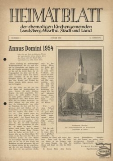 Heimatblatt 1954, nr 1