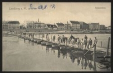 Landsberg a. W. : Pontonbr&uuml;cke