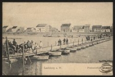 Landsberg a. W. : Pontonbr&uuml;cke