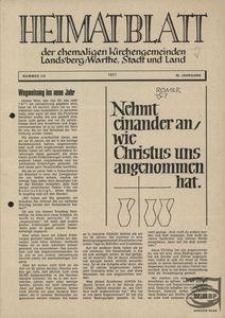 Heimatblatt 1971, nr 1-2