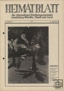 Heimatblatt 1971, Jg. 23, Nr. 6-7