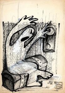 [Ilustracja prasowa - duch i skarby]