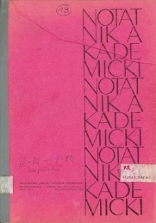 [Dziennik : 12.09.1981 - 07.05.1982]