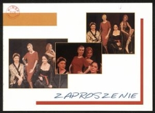Zaproszenie. "Teatr im. Juliusza Osterwy w Gorzowie Wielkopolskim ma zaszczyt zaprosić..."
