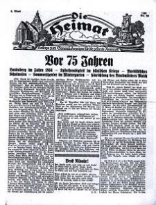 Die Heimat : Beilage zum General-Anzeiger f&uuml;r die gesamte Neumark, 1938, nr 26