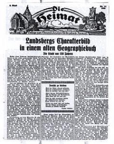 Die Heimat : Beilage zum General-Anzeiger f&uuml;r die gesamte Neumark, 1938, nr 14