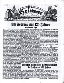 Die Heimat : Beilage zum General-Anzeiger f&uuml;r die gesamte Neumark, 1938, nr 3