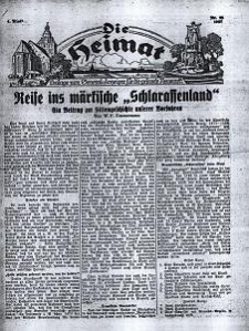 Die Heimat : Beilage zum General-Anzeiger f&uuml;r die gesamte Neumark, 1937, nr 25