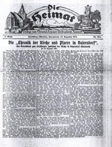 Die Heimat : Beilage zum General-Anzeiger f&uuml;r die gesamte Neumark, 1921, nr 295