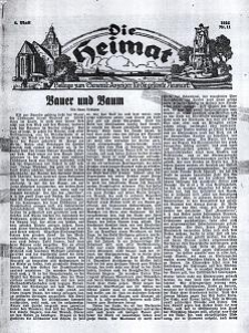 Die Heimat : Beilage zum General-Anzeiger f&uuml;r die gesamte Neumark, 1934, nr 11