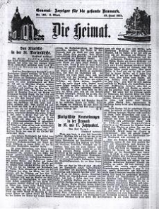 Die Heimat : General-Anzeiger f&uuml;r die gesamte Neumark, 1921, Nr. 140