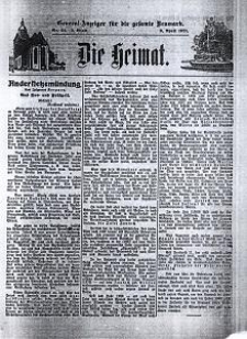 Die Heimat : General-Anzeiger f&uuml;r die gesamte Neumark, 1921, nr 82