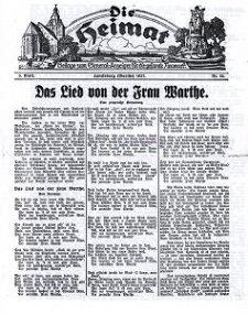 Die Heimat : Beilage zum General-Anzeiger f&uuml;r die gesamte Neumark, 1927, nr 10