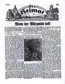 Die Heimat : Beilage zum General-Anzeiger f&uuml;r die gesamte Neumark, 1936, nr 6