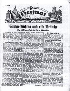 Die Heimat : Beilage zum General-Anzeiger f&uuml;r die gesamte Neumark, 1935, nr 4