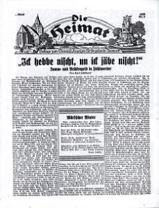 Die Heimat : Beilage zum General-Anzeiger f&uuml;r die gesamte Neumark, 1935, nr 3