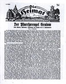 Die Heimat : Beilage zum General-Anzeiger f&uuml;r die gesamte Neumark, 1934, nr 4