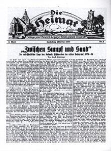 Die Heimat : Beilage zum General-Anzeiger f&uuml;r die gesamte Neumark, 1933, nr 2