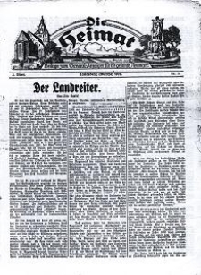 Die Heimat : Beilage zum General-Anzeiger f&uuml;r die gesamte Neumark, 1929, nr 5