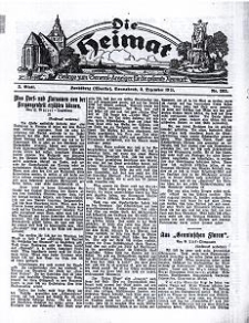 Die Heimat : Beilage zum General-Anzeiger f&uuml;r die gesamte Neumark, 1921, nr 283