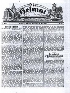 Die Heimat : Beilage zum General-Anzeiger f&uuml;r die gesamte Neumark, 1922, nr 13