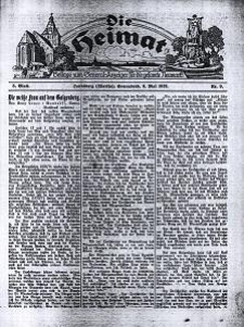 Die Heimat : Beilage zum General-Anzeiger f&uuml;r die gesamte Neumark, 1922, nr 9