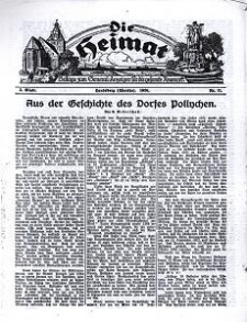 Die Heimat : Beilage zum General-Anzeiger f&uuml;r die gesamte Neumark, 1926, Nr. 10