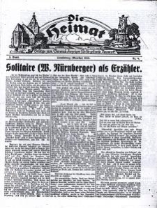 Die Heimat : Beilage zum General-Anzeiger f&uuml;r die gesamte Neumark, 1928, nr 4