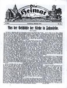 Die Heimat : Beilage zum General-Anzeiger f&uuml;r die gesamte Neumark, 1929, nr 13