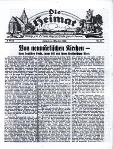 Die Heimat : Beilage zum General-Anzeiger f&uuml;r die gesamte Neumark, 1930, nr 11