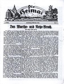 Die Heimat : Beilage zum General-Anzeiger f&uuml;r die gesamte Neumark, 1930, nr 7