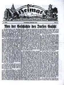 Die Heimat : Beilage zum General-Anzeiger f&uuml;r die gesamte Neumark, 1931, nr 11