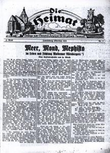 Die Heimat : Beilage zum General-Anzeiger f&uuml;r die gesamte Neumark, 1931, nr 2