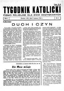 Tygodnik Katolicki 1946, nr 4