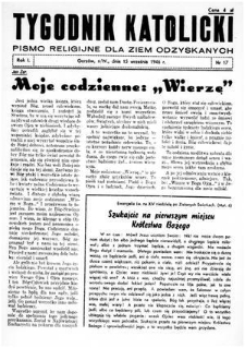 Tygodnik Katolicki 1946, nr 17