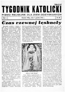 Tygodnik Katolicki 1946, nr 28