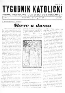 Tygodnik Katolicki 1946, nr 30