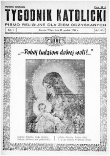 Tygodnik Katolicki 1946, nr 31-32