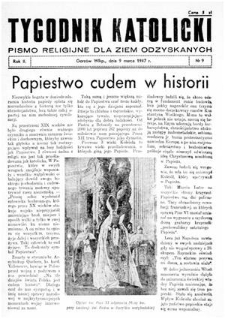 Tygodnik Katolicki 1947, nr 9