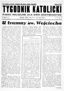 Tygodnik Katolicki 1947, nr 18