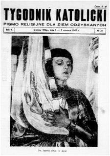 Tygodnik Katolicki 1947, nr 21