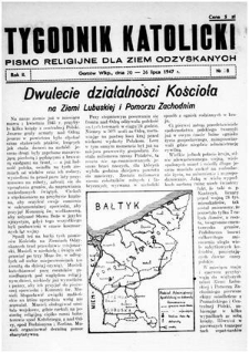 Tygodnik Katolicki 1947, nr 28
