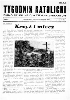Tygodnik Katolicki 1947, nr 44