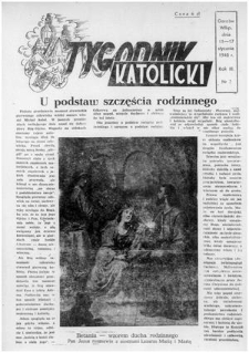 Tygodnik Katolicki 1948, nr 2