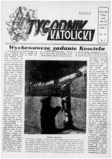 Tygodnik Katolicki 1948, nr 3