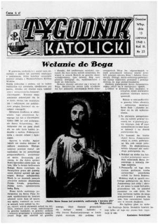 Tygodnik Katolicki 1948, nr 23